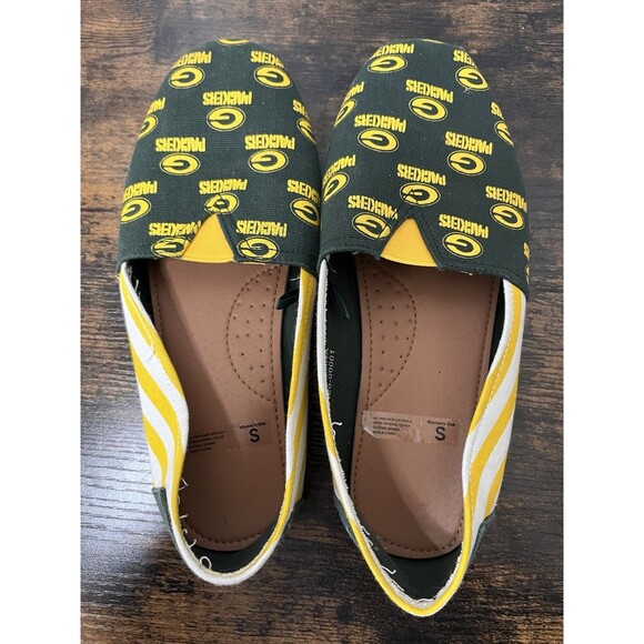 Green Bay Packers Womens Slip On Canvas Shoes Size Small - Picture 3 of 5